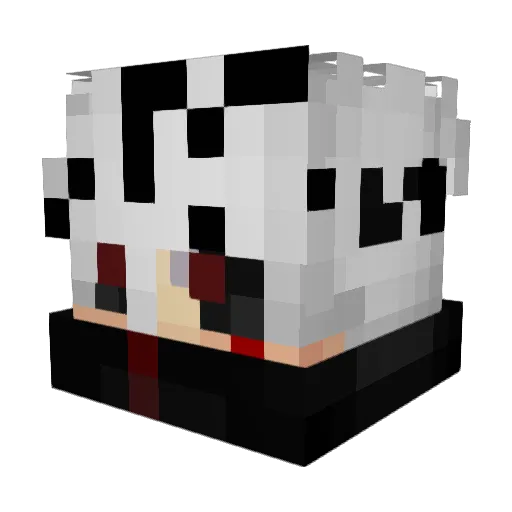 HandsomeFuel Minecraft avatar head, 3D render