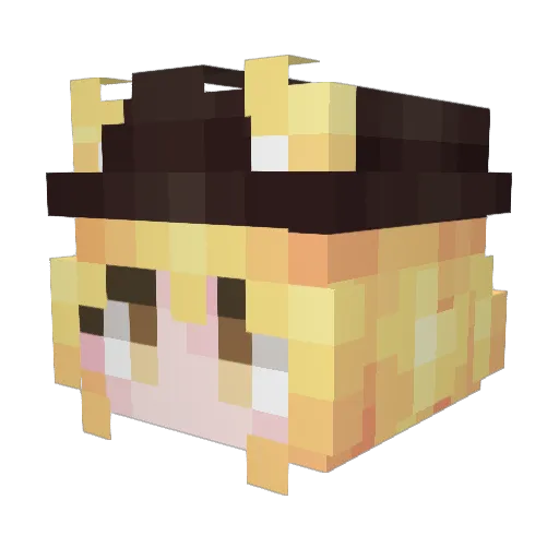 Handsome_Uncle Minecraft avatar head, 3D render