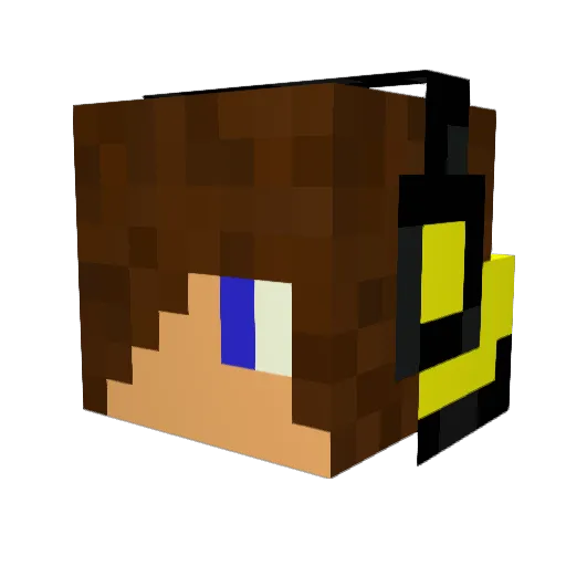 HandymanAW22 Minecraft avatar head, 3D render