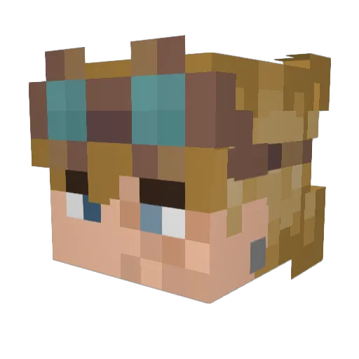 HandymanMatt7 Minecraft avatar head, 3D render