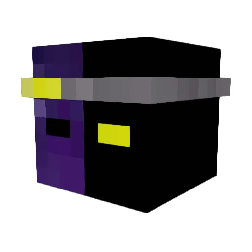 Hanewmon Minecraft avatar head, 3D render