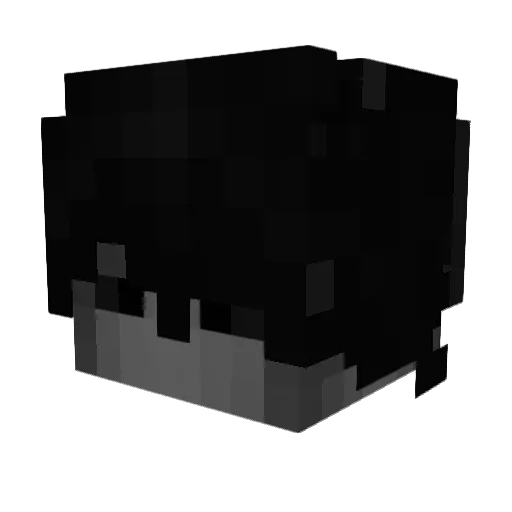 Hanfknolle Minecraft avatar head, 3D render
