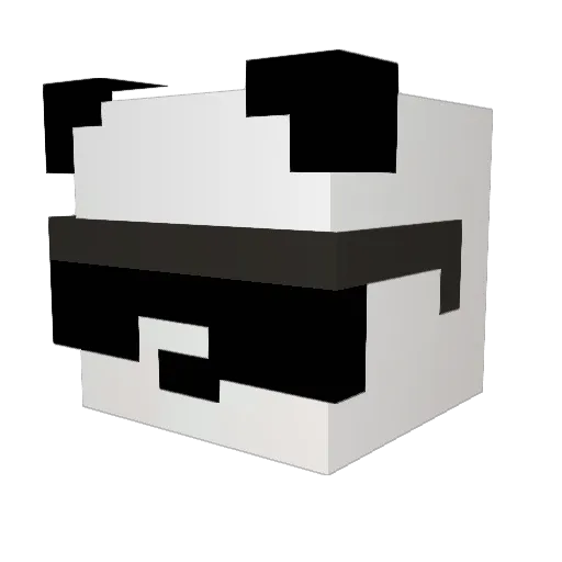 Hanhan6313 Minecraft avatar head, 3D render