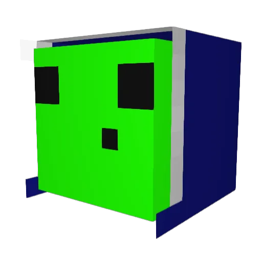 HaniaLomzik Minecraft avatar head, 3D render