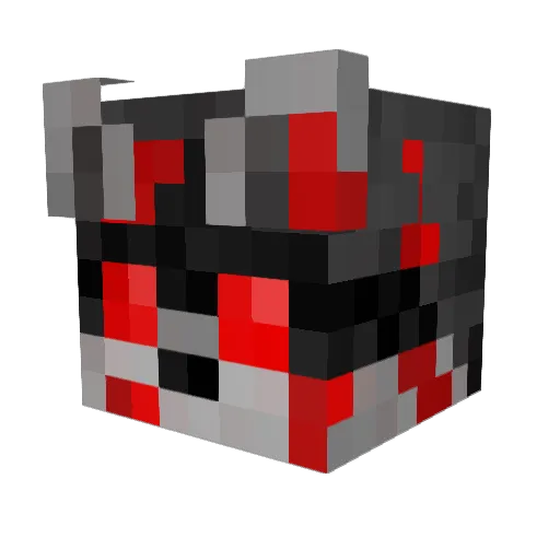 Hank56 Minecraft avatar head, 3D render