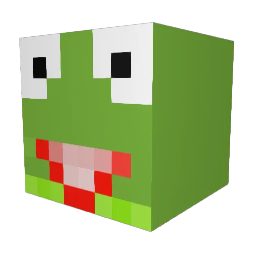 HankHill69 Minecraft avatar head, 3D render