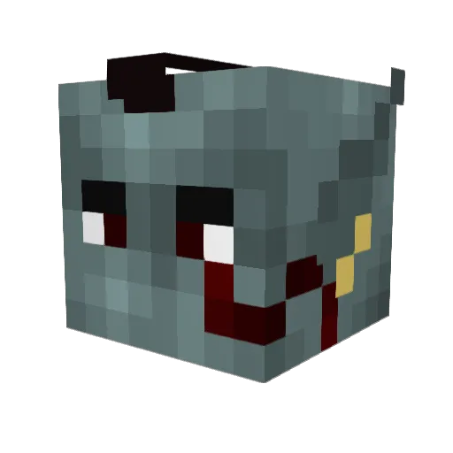 HankHillPropane Minecraft avatar head, 3D render