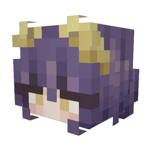 HankLin522 Minecraft avatar head, 3D render