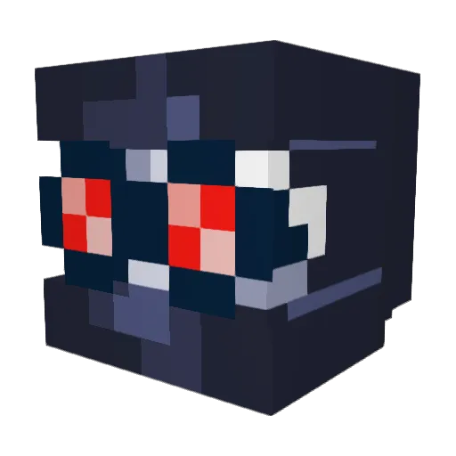 HankTheNumber5 Minecraft avatar head, 3D render