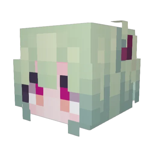 Hank_CH Minecraft avatar head, 3D render