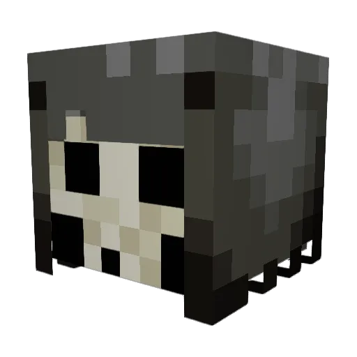 Hank_The_Skull Minecraft avatar head, 3D render