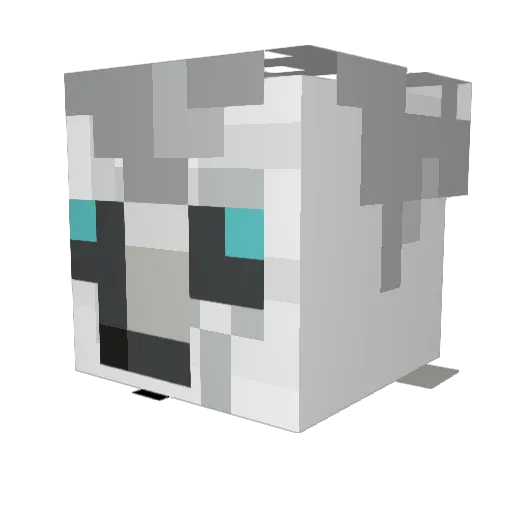 Hankleburg Minecraft avatar head, 3D render