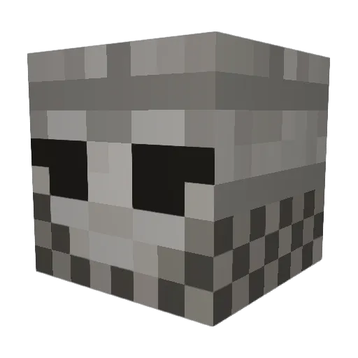 HankyPoop Minecraft avatar head, 3D render