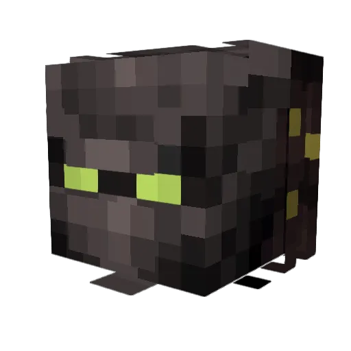 HanmaBert Minecraft avatar head, 3D render