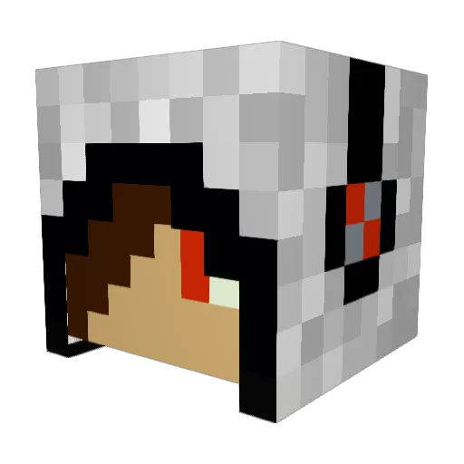 HannahBella421 Minecraft avatar head, 3D render