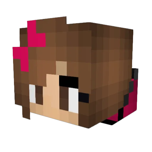 Hannah_1999 Minecraft avatar head, 3D render