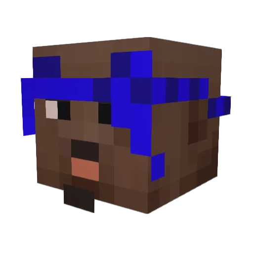 Hannah_Bella Minecraft avatar head, 3D render