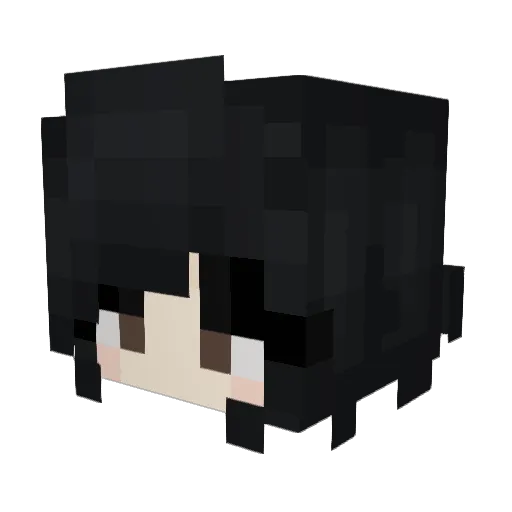 Hannah_MC Minecraft avatar head, 3D render