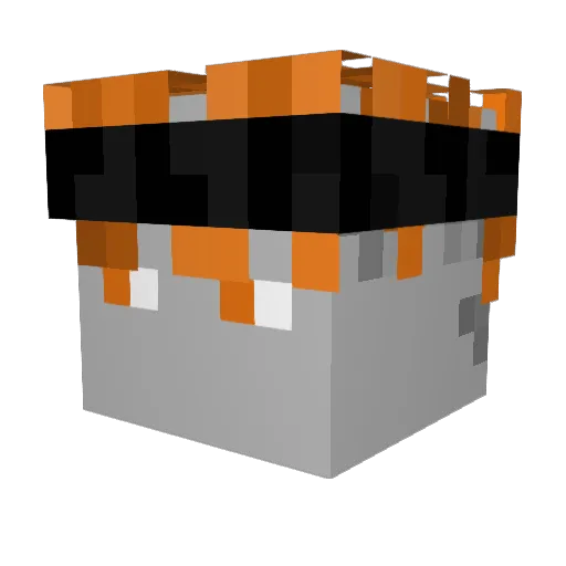 Hannes787 Minecraft avatar head, 3D render