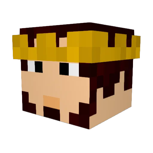 Hannes912 Minecraft avatar head, 3D render