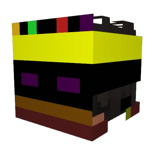 HannesFiete Minecraft avatar head, 3D render