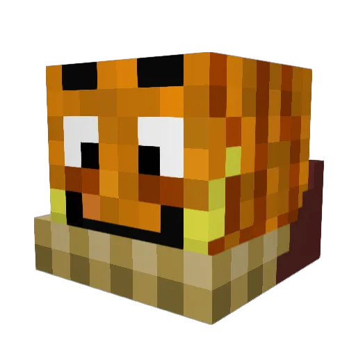HannesKTM Minecraft avatar head, 3D render