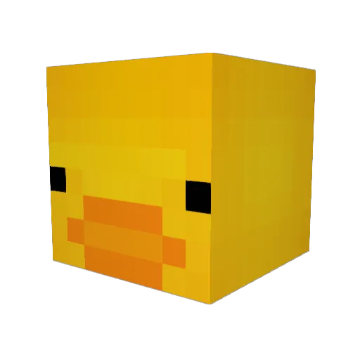 Hannes_Best Minecraft avatar head, 3D render