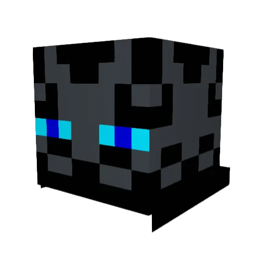 Hanni06 Minecraft avatar head, 3D render