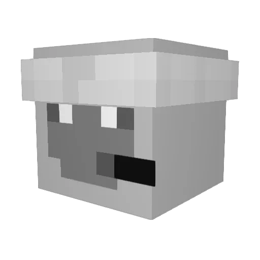 Hanniball0989 Minecraft avatar head, 3D render