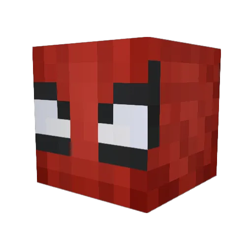 Hannswnk Minecraft avatar head, 3D render