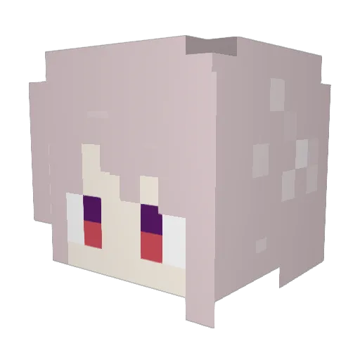 HansAutumn Minecraft avatar head, 3D render