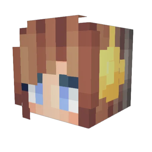 HansFreee Minecraft avatar head, 3D render