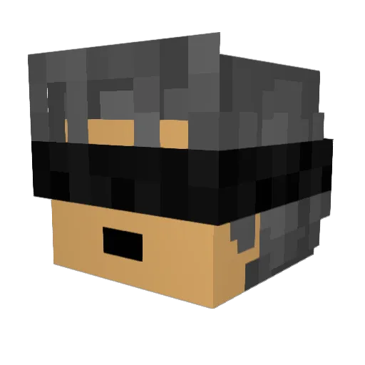 HansKazan72 Minecraft avatar head, 3D render