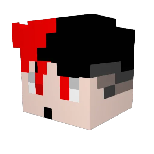 HansMartinXD Minecraft avatar head, 3D render