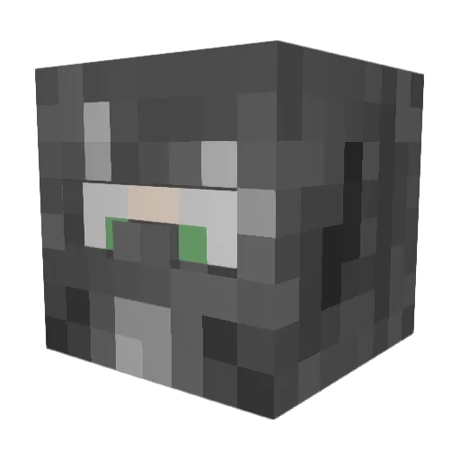Hans_Erwin Minecraft avatar head, 3D render