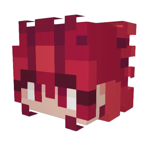 Hans_GetZeLuger Minecraft avatar head, 3D render