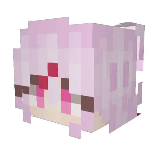 Hans_coffee_ Minecraft avatar head, 3D render