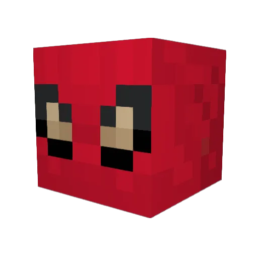 Hansemann089 Minecraft avatar head, 3D render