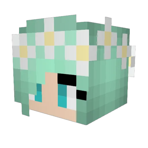 HansomeHanson Minecraft avatar head, 3D render