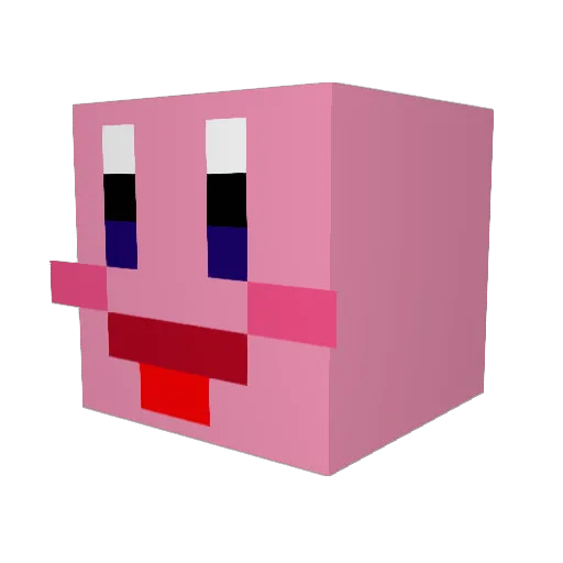 Hansson123 Minecraft avatar head, 3D render