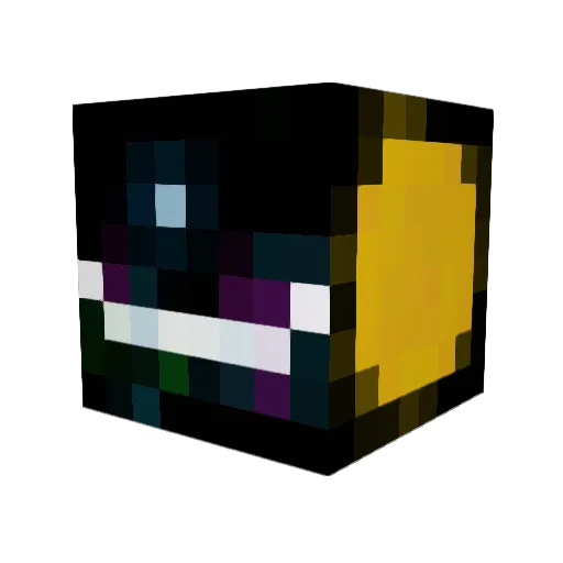 Hanster2598 Minecraft avatar head, 3D render