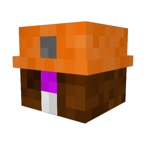 Hanyu_0428 Minecraft avatar head, 3D render