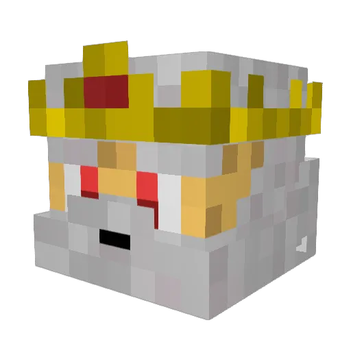 Hanzgeiz Minecraft avatar head, 3D render
