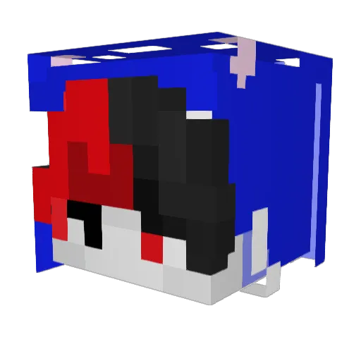 HanzoGaming11 Minecraft avatar head, 3D render