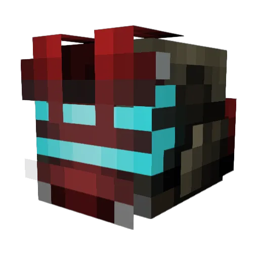 Hanzo_X Minecraft avatar head, 3D render