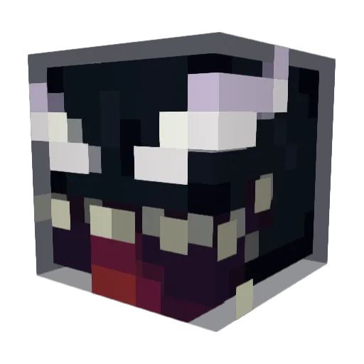 HaoShen Minecraft avatar head, 3D render