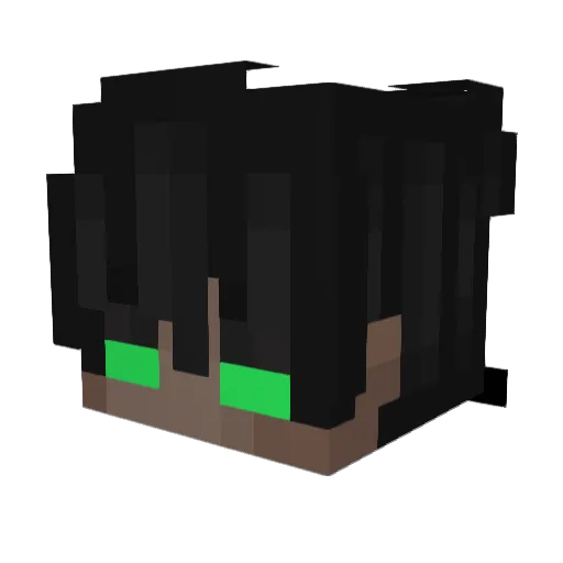 HaoYang0405 Minecraft avatar head, 3D render