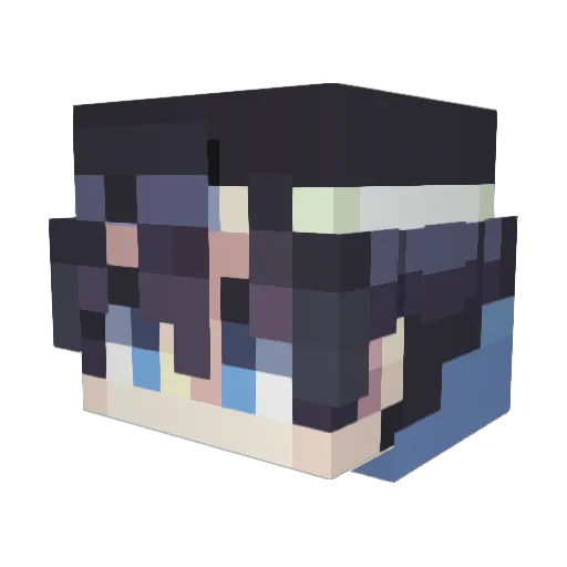 Haodidi111 Minecraft avatar head, 3D render