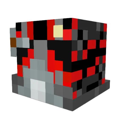 HaphazardCrytpid Minecraft avatar head, 3D render