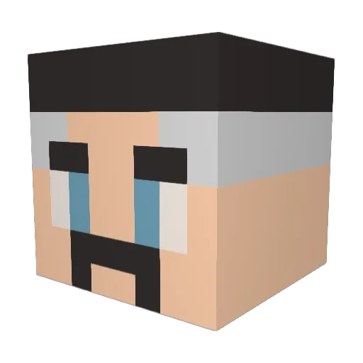 HapiGamerPro90 Minecraft avatar head, 3D render